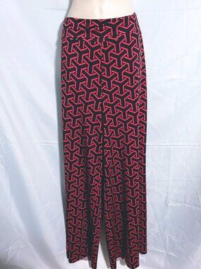 New Directions Black & Red Pants Size XL